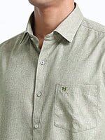Economic Shirt Light Slate Gray Colour Full Sleeve