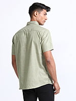 Economic Shirt Light Slate Gray Colour Half Sleeve