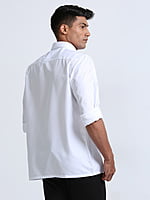 Fine Cotton White Shirt Full Sleeve